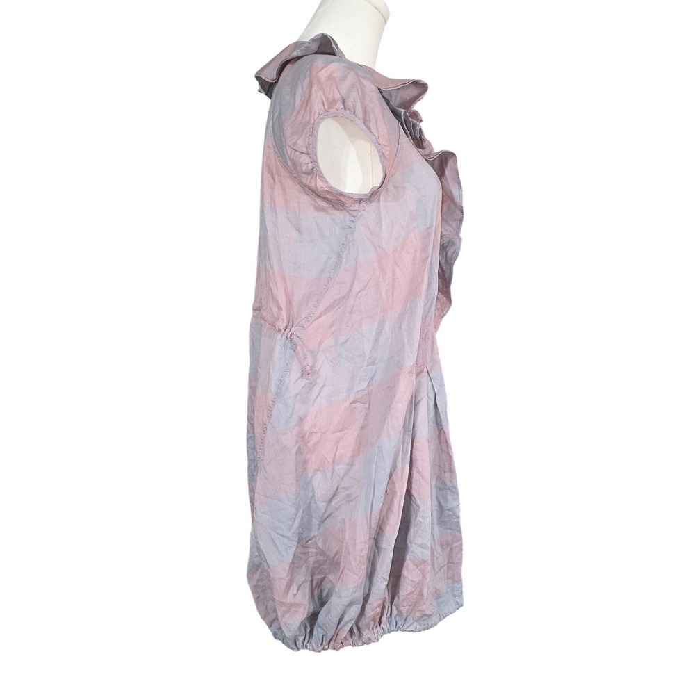 WEARABLE ART mini dress DONORATICO BY DING Yong sleeveless lavender M babydoll - Picture 2 of 11